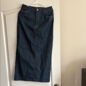 Zara Dark Blue Denim Skirt 9632/270